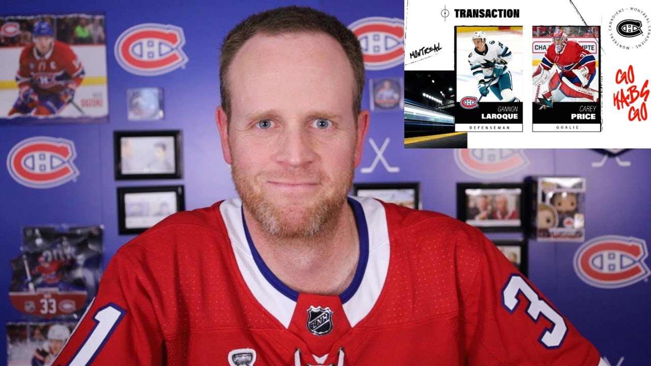 Habs Trade Carey Price & 5th Round Pick to San Jose for Gannon Laroque