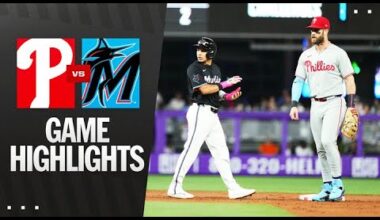 Phillies vs. Marlins Game Highlights (9/5/25) | MLB Highlights