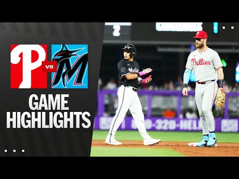 Phillies vs. Marlins Game Highlights (9/5/25) | MLB Highlights