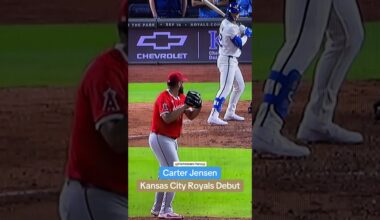 Kansas City Native Carter Jensen Makes his Debut for the Royals #mlb #baseball