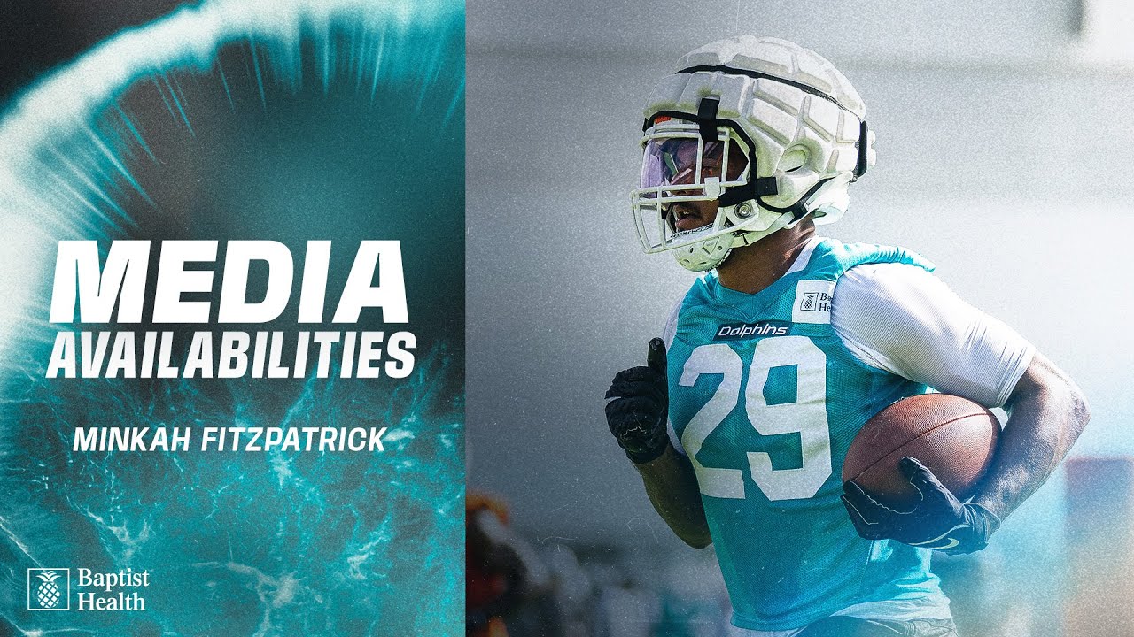 Minkah Fitzpatrick meets with the media | Miami Dolphins