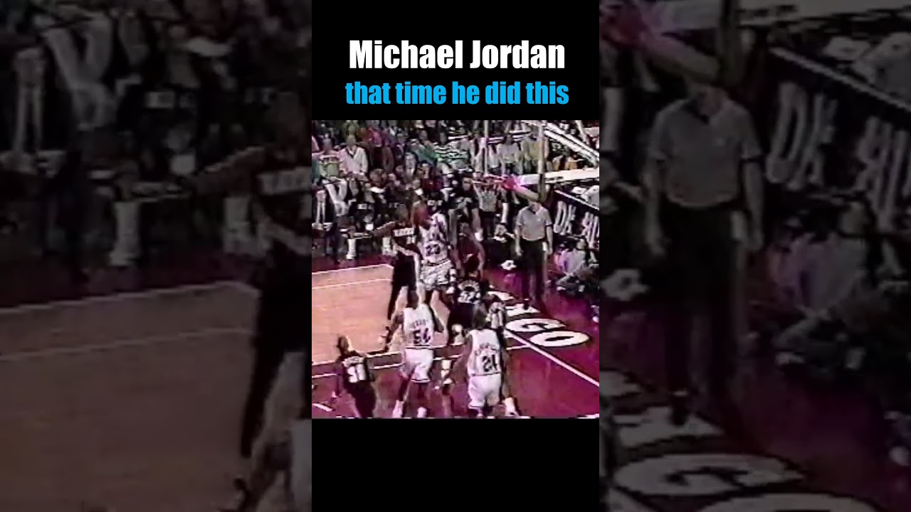 DREXLER WHO? MJ drives on the Blazers  #goat #nba #nodunks