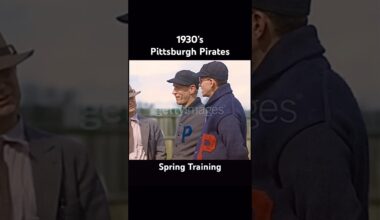 1930’s Pittsburgh Pirates in Spring Training #trendingshorts #shorts