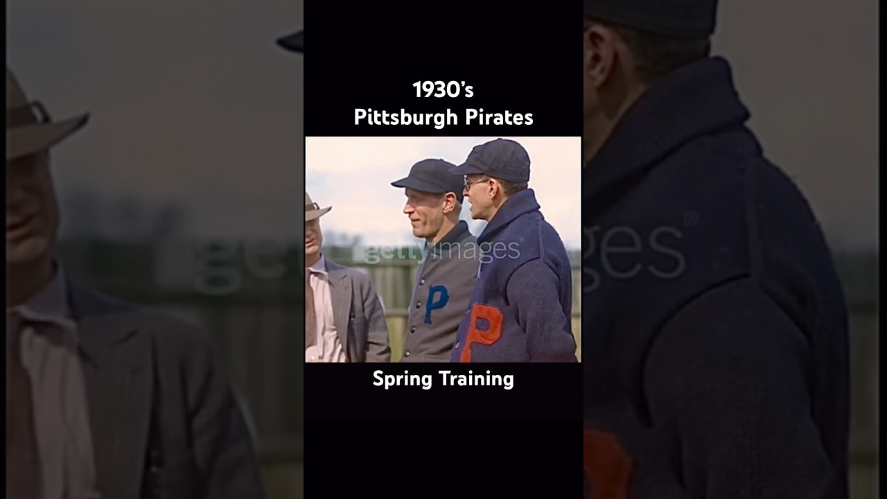 1930’s Pittsburgh Pirates in Spring Training #trendingshorts #shorts