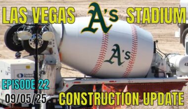 Las Vegas Athletics Stadium Construction Update 09 05 2025