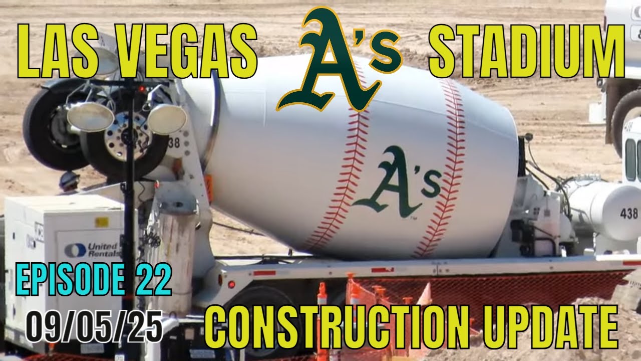 Las Vegas Athletics Stadium Construction Update 09 05 2025