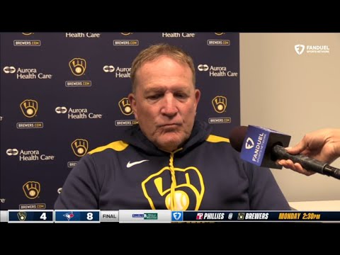 Pat Murphy sounds off on Brandon Woodruff struggles in Milwaukee Brewers lose to Blue Jays 8-4