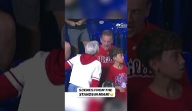 We are out of words with this scene 😮 #mlb #phillies #miami #marlins