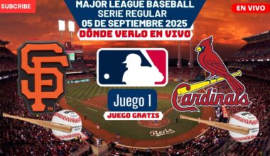 ⚾️San Francisco Giants vs ST.Louis Cardinals⚾️Dónde Ver El Partido EN VIVO|Juego 1 MLB 2025