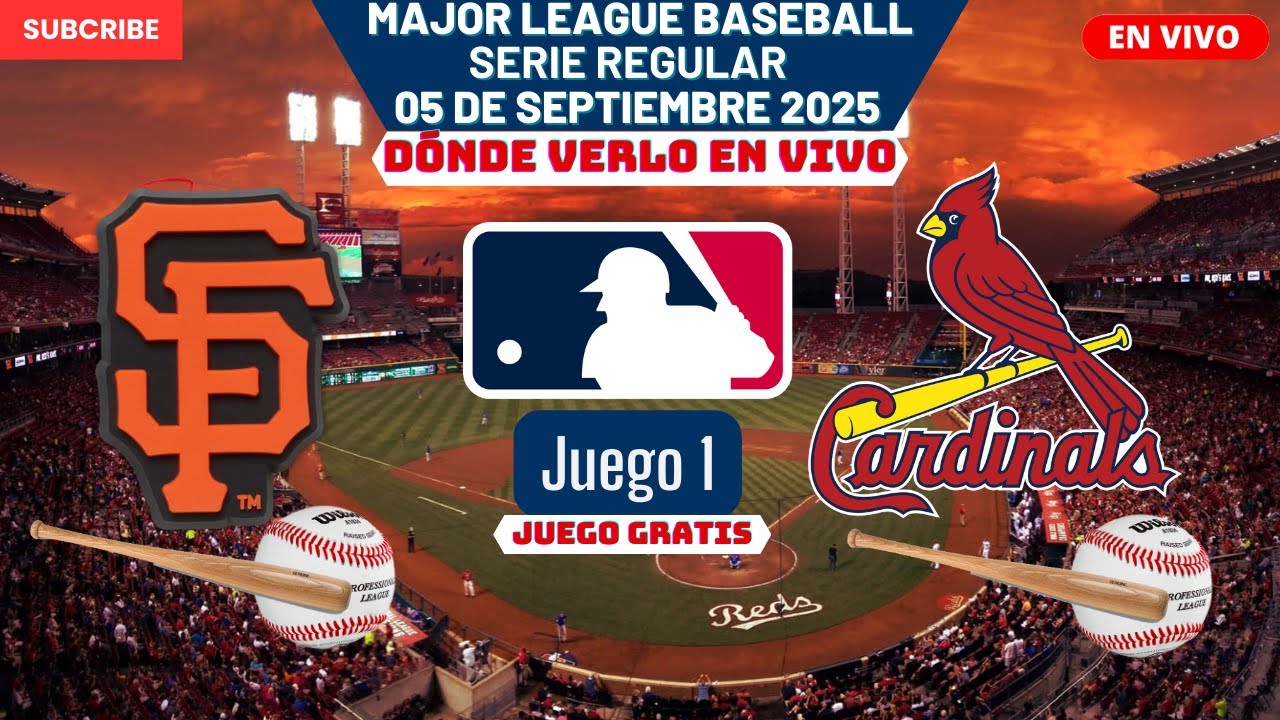 ⚾️San Francisco Giants vs ST.Louis Cardinals⚾️Dónde Ver El Partido EN VIVO|Juego 1 MLB 2025