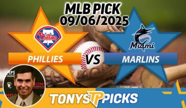 Philadelphia Phillies vs. Miami Marlins Pick 9/6/25 MLB Pick Prediction