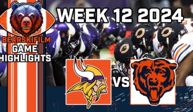 Chicago Bears vs Minnesota Vikings Week 12 of 2024 Caleb Highlights - Preview of Week 1 2025 Game