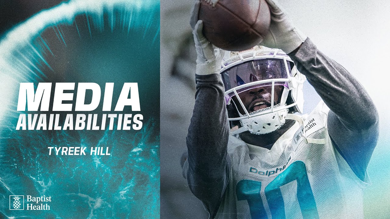Tyreek Hill meets with the media | Miami Dolphins