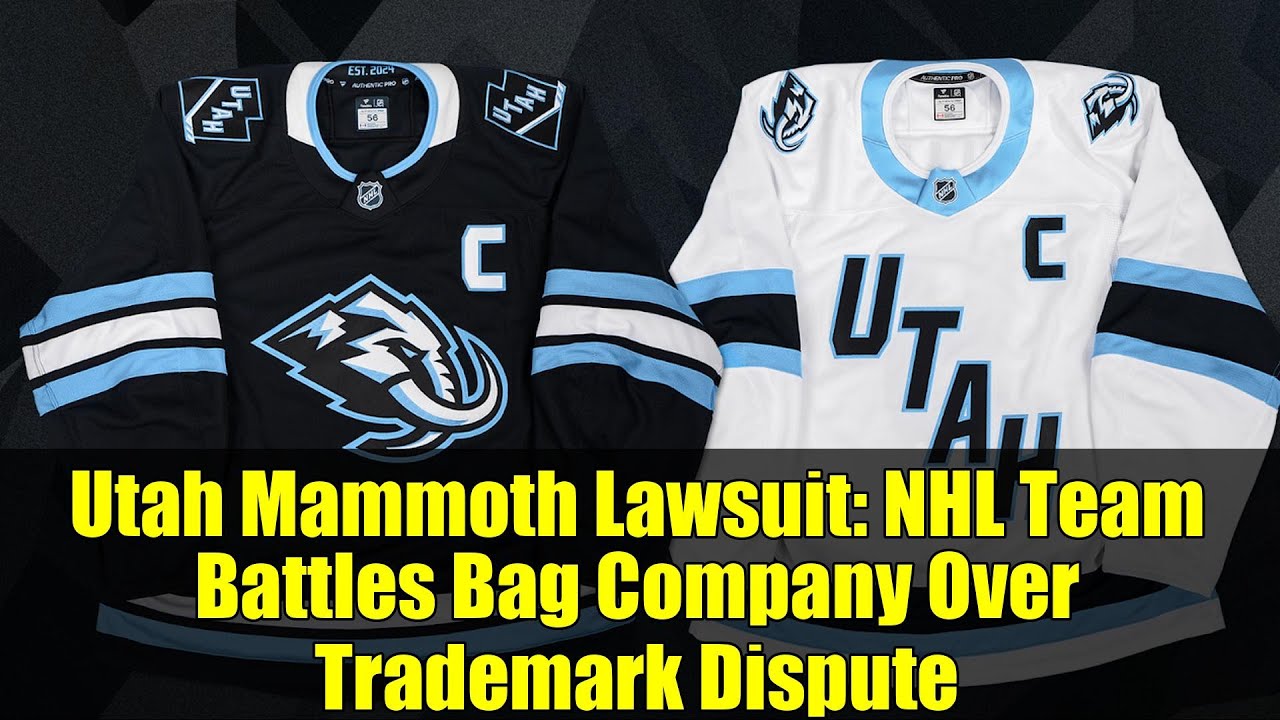 Utah Mammoth Lawsuit: NHL Team Battles Bag Company Over Trademark Dispute