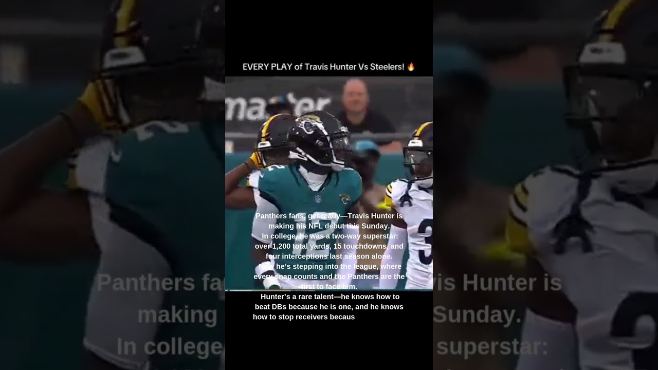 Travis Hunter’s NFL Debut vs Panthers | Can Carolina Stop Him?