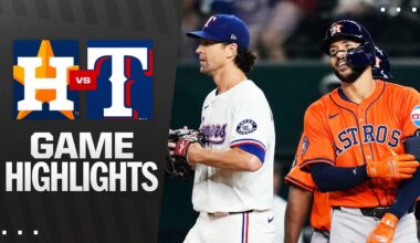 Astros vs. Rangers Game Highlights (9/6/25) | MLB Highlights