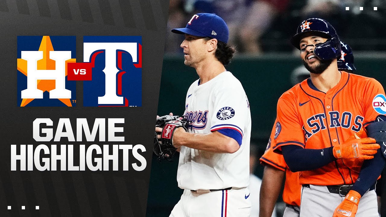 Astros vs. Rangers Game Highlights (9/6/25) | MLB Highlights