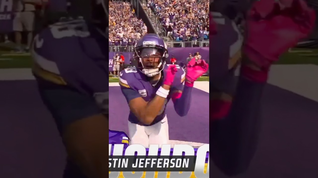 JUSTIN JEFFERSON TORCHED THE DETROIT LIONS #shorts #nflfootball #nfl #minnesotavikings #vikings