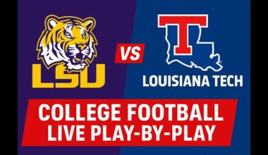 LSU vs. Louisiana Tech 2025 Live Play-by-Play | Week 2 College Football Action