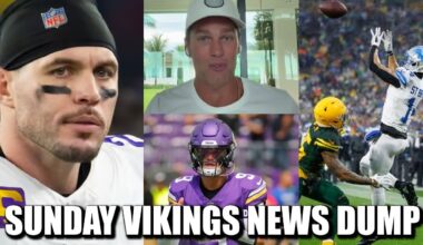 Minnesota Vikings News Dump (9.7.2025) | Harrison Doubtful for MNF, Brady Backs JJ, Hate Watching