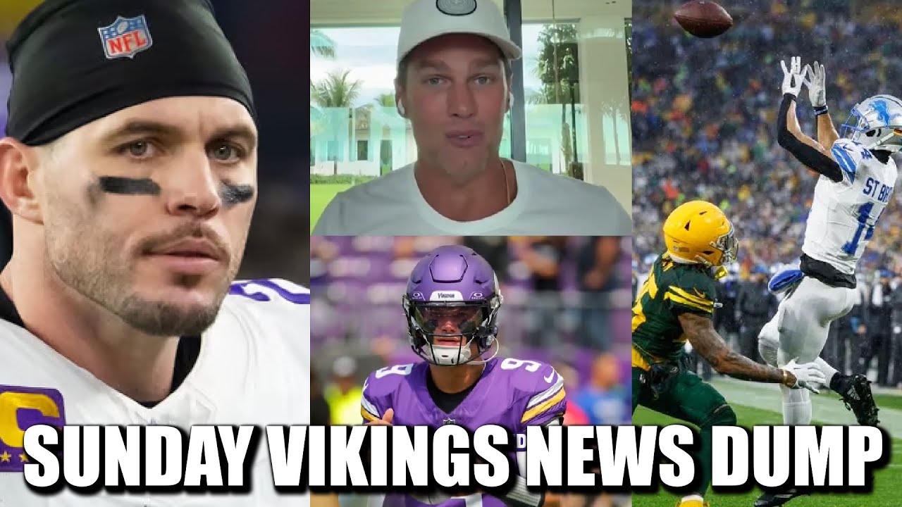 Minnesota Vikings News Dump (9.7.2025) | Harrison Doubtful for MNF, Brady Backs JJ, Hate Watching