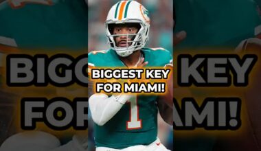The BIGGEST Key To Victory For The Miami Dolphins In NFL Week 1... #shorts #nfl #miamidolphins