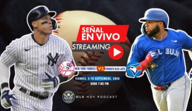 🔴EN VIVO: NEW YORK YANKEES 🆚 TORONTO BLUE JAYS  / MLB EN VIVO
