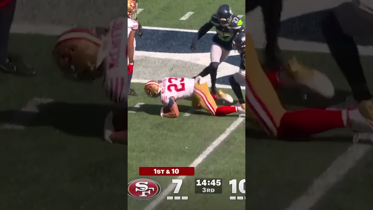 a human pinball 👏  #49ers #football #nfl