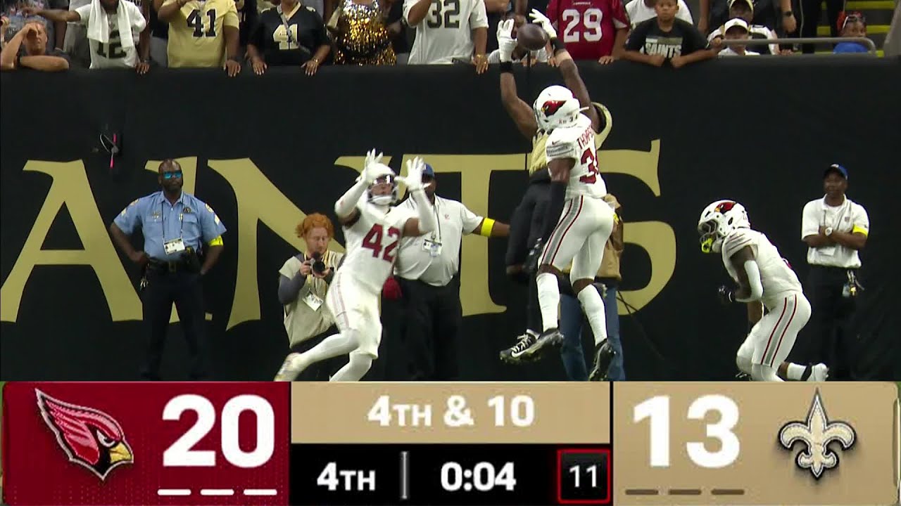 NAIL-BITER IN NEW ORLEANS: Arizona Cardinals vs New Orleans Saints | 2025 Week 1