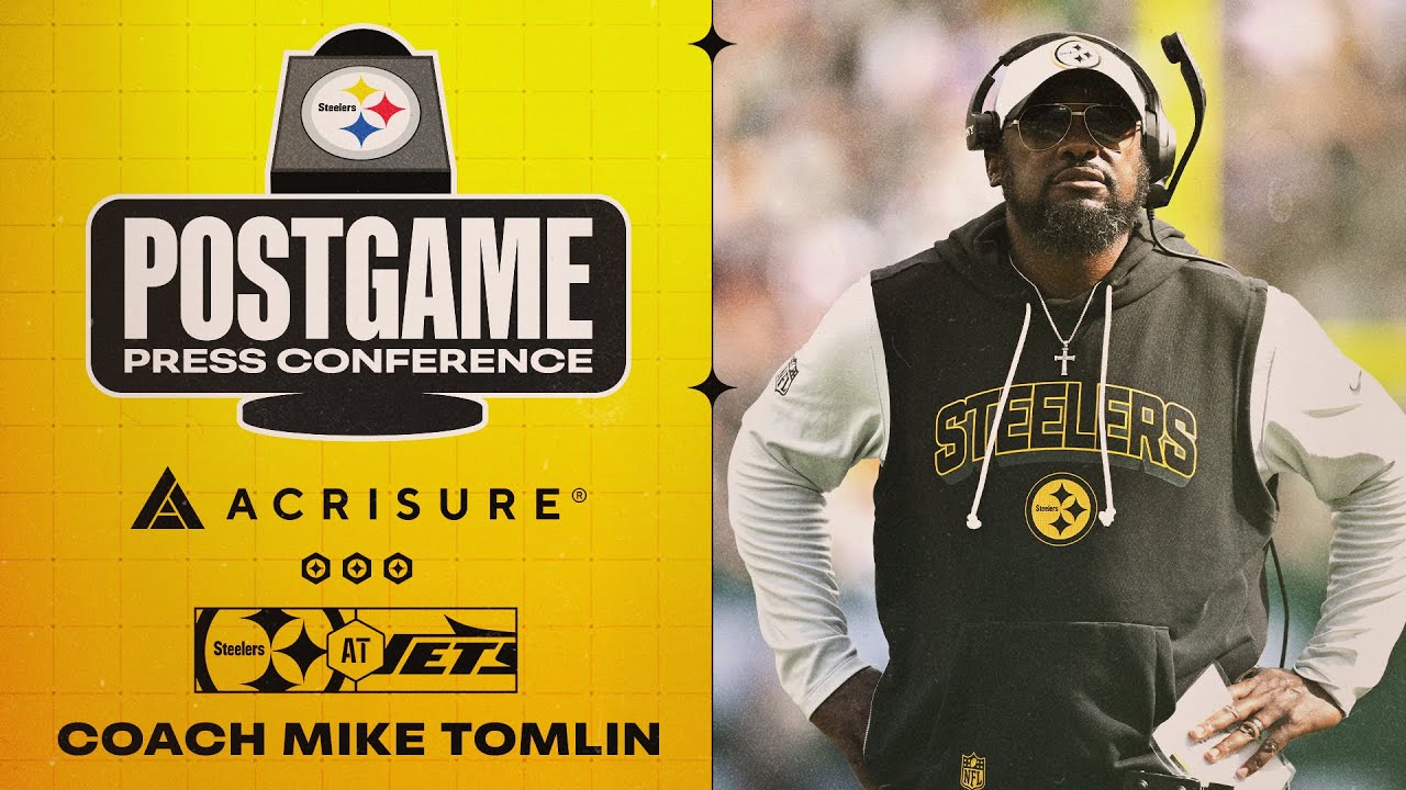 Coach Mike Tomlin Postgame Press Conference (Week 1 at New York Jets) | Pittsburgh Steelers