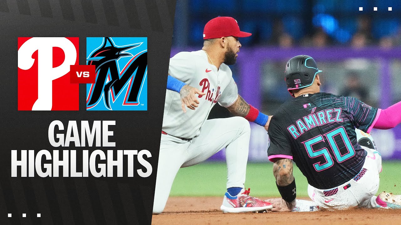 Phillies vs. Marlins Game Highlights (9/6/25) | MLB Highlights