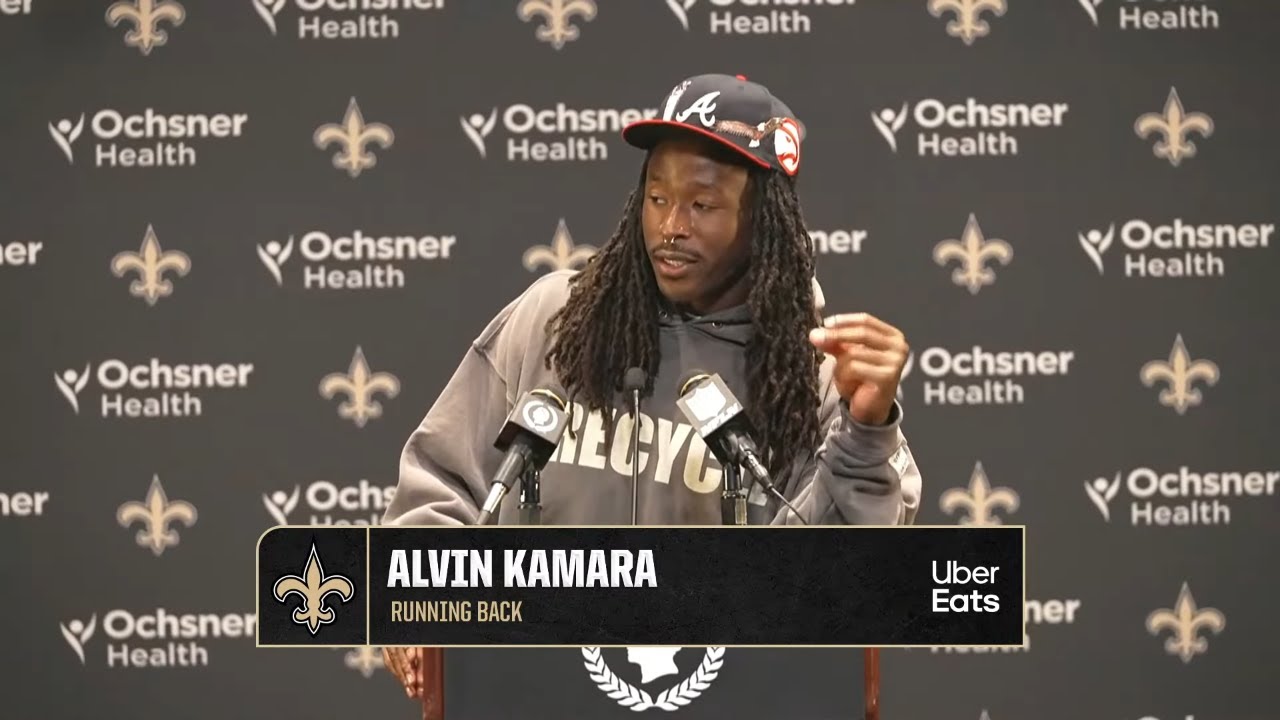 Alvin Kamara | Saints-Cardinals Postgame | 2025 NFL Week 1