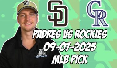 San Diego Padres vs Colorado Rockies 9/7/25 MLB Pick & Prediction | MLB Betting Tips