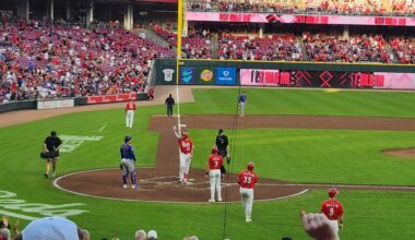 Great seats to watch the aMarty pre game ceremony and game on Saturday