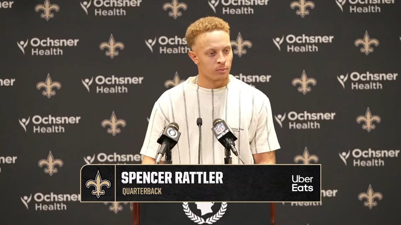 Spencer Rattler | Saints-Cardinals Postgame | 2025 NFL Week 1
