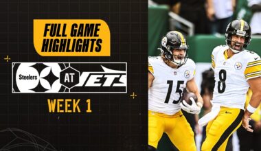 Steelers Top Plays in 34-32 Win Over Jets | Week 1 Highlights | Pittsburgh Steelers