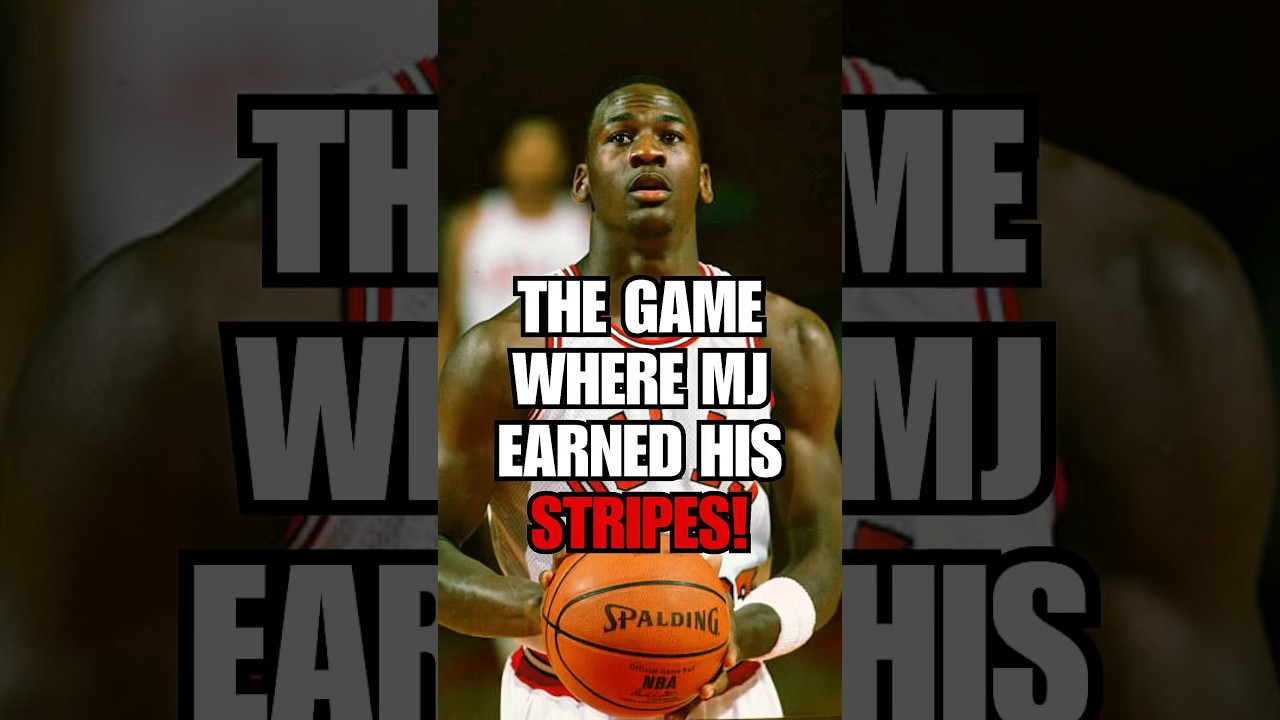 NBA legends tell a story of the game where Michael Jordan EARNED his stripes in the NBA!🔥 #shorts