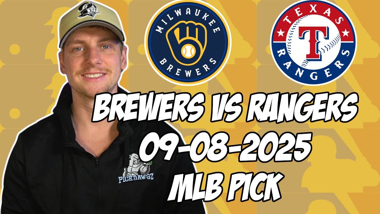 Texas Rangers vs Milwaukee Brewers 9/8/25 MLB Pick & Prediction | MLB Betting Tips