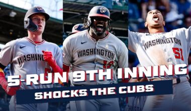 Nationals SHOCK The Cubs 6-3 With 5-Run 9th Inning | FULL INNING