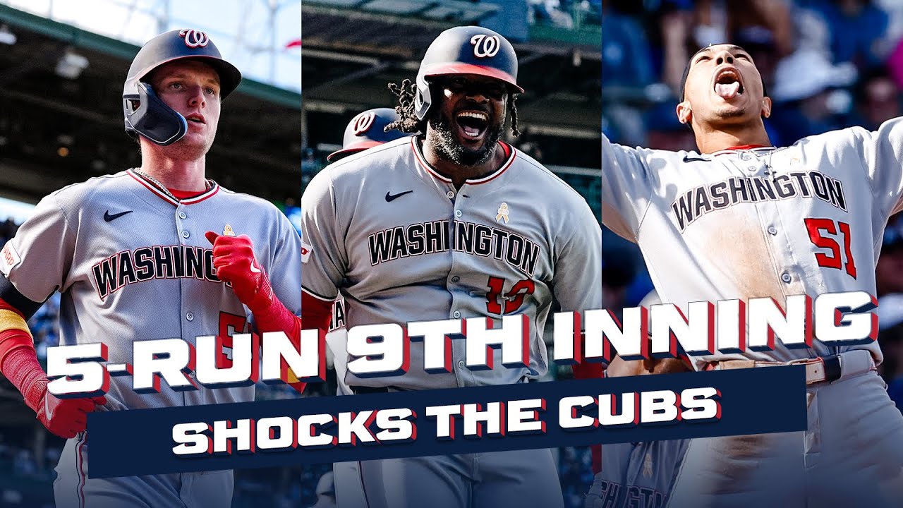 Nationals SHOCK The Cubs 6-3 With 5-Run 9th Inning | FULL INNING