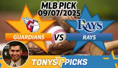 Cleveland Guardians vs. Tampa Bay Rays Pick 9/7/25 MLB Pick Prediction