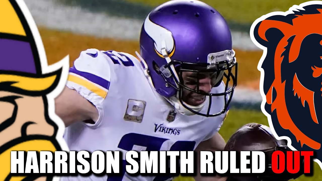 Harrison Smith Officially Ruled OUT for Vikings-Bears, Won't Travel with the Team
