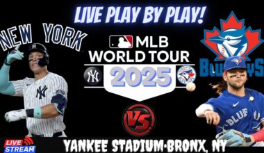 Toronto Blue Jays vs New York Yankees ⚾ MLB live baseball