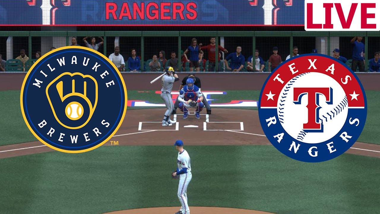 🔴LIVE 🔴Milwaukee Brewers vs Texas Rangers /September 08/ Mlb Envivo/MLB the show 25