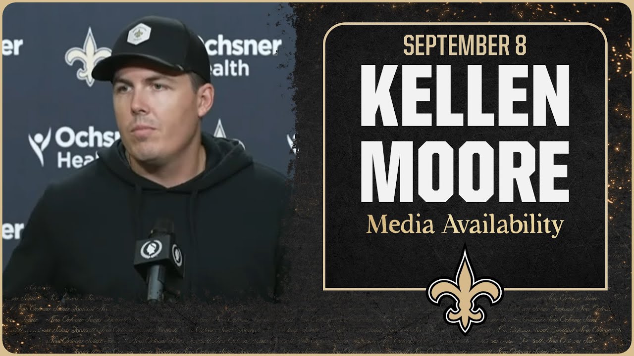 Kellen Moore on Week 1 vs. Cardinals, injuries | New Orleans Saints