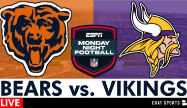 Bears vs. Vikings Live Streaming Scoreboard, Free Play-By-Play, Highlights | Monday Night Football