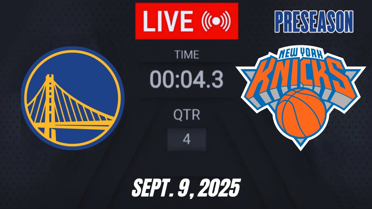 NBA LIVE! New York Knicks vs Golden State Warriors September 9, 2025 Full Gameplay 2K26 Preseason