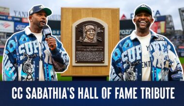 CC Sabathia Hall of Fame Ceremony | NEW YORK YANKEES 2025