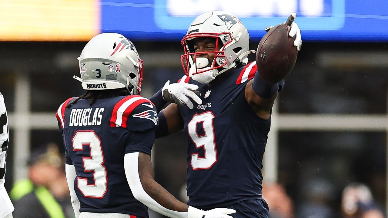 Every Kayshon Boutte Catch from 100+ Yard Game vs. Raiders | Patriots Highlights