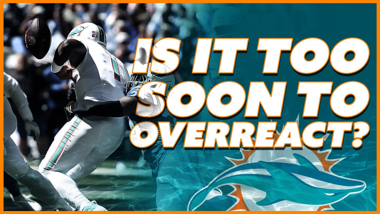 Is The Miami Dolphins Season Over Already? Put Up Or Shut Up!